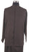 Men's Chocolate Brown High Mandarin Banded Walking Sets