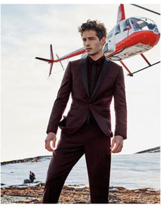 Slim Photographer Tuxedo Blazer