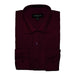 Slim Fit  - Burgundy ~ Maroon ~ Wine Color Men's Dress Shirt