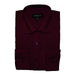 Slim Fit  - Burgundy ~ Maroon ~ Wine Color Men's Dress Shirt
