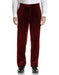 Men'S Velvet Flat Front Burgundy ~ Wine ~ Maroon Color Modern Fit Pant