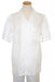 Mens Linen Suit - Dual Vents 5-Buttons Summer Casual Two Piece Mens Walking Outfit For Sale Pant Sets Casual Suit Short Sleeve Shirt + Pants White All White Outfits For Men
