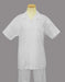 Mens Linen Suit / Cotton French Cuffs 2 Piece Summer Casual Two Piece Mens Walking Outfit For Sale Pant Sets Casual Suit Short Sleeve Shirt + Pants White All White Outfits For Men