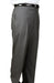Medium Charcoal, Parker, Pleated Pants Lined Trousers unhemmed unfinished bottom