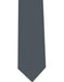 Charcoal Men's Polyester Extra Long Neck Tie-Men's Neck Ties - Mens Dress Tie - Trendy Mens Ties