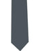 Charcoal Men's Polyester Extra Long Neck Tie-Men's Neck Ties - Mens Dress Tie - Trendy Mens Ties