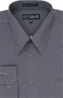 Men'S Dress Shirt Chap Charcoal Grey/Gray For Men Men'S Dress Cheap Priced Shirt Online Sale
