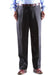 Regular Size & Big and Tall 100% Wool Dress Pants Pleated Pants Charcoal Gabardine Fabric unhemmed unfinished bottom