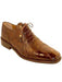 Chocolate Ferrini Men's World Best Alligator Gator Shoe Mens Ostrich Skin Shoes