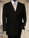 Men's Classic Double Breasted Suits Solid Color Brown Suit With Side Vent Jacket Pleated Pants
