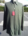 Men's classic stripe olive long sleeve Casual Two Piece Walking Outfit For Sale Pant Sets suit