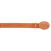 Cognac & Silver Menudo Belt