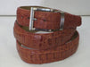 Men's Genuine Authentic Cognac Cinturon De Cocodrilo
