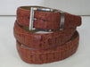 Men's Genuine Authentic Cognac Crocodile ~ World Best Alligator ~ Cinturon De Cocodrilo