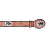 Authentic Genuine Real Rustic Cognac Genuine Ostrich Leg
