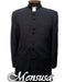 Men's Collarless Blazer Nehru Jacket Marriage Groom Wedding Black