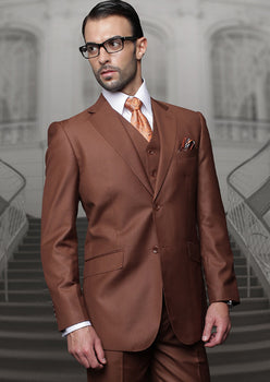 Men's Copper Suit Plus Size Men's Suits For Big Guys