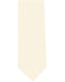 Men's Solid Extra Long Polyester Neck Tie Cream-Men's Neck Ties - Mens Dress Tie - Trendy Mens Ties