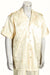 Men's Cream Short Sleeve 2 piece Casual Mens Walking Suit
