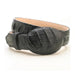 Authentic Genuine Real Black Genuine Caiman Hornback