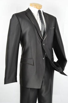 Men'S Slim Fit Trimmed Two Tone Blazer/Affordable Suit Online Sale/Tuxedo - Black
