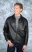 City jacket Black/Brown Trim