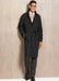 Men's Dress Coat Winter trench coat Rain Coat black