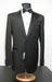 Reg:$995 Alberto Nardoni Brand Peak Lapel Tuxedo Black Tuxedo Fabric Super 150'S Flat Front Pants Peak Lapel Tuxedo Suit - Wide Lapel Tuxedo