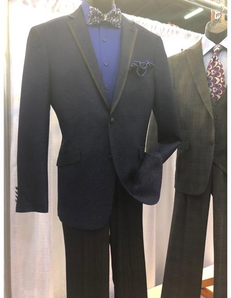 Men's Dark Blue Suit