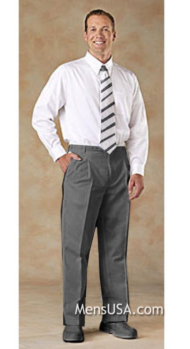 Mens Double Pleated Pants / Slacks Comfortable fit