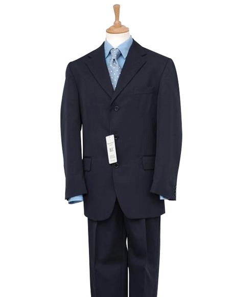 Men'S Dark Navy Blue Suit For Men Discount Dress 2/3/4 Button Cheap Priced Business - Wedding
