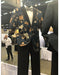 Men's Dark Navy Blue Suit One Button