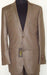 Men's Designer 2-Button With Sheen Cocoa Brown Sharkskin Suit