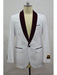 Mens Dinner Jacket Mens Blazer White ~ Burgundy Tuxedo Dinner Jacket And Blazer Two Toned