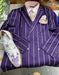 Mens Double Breasted Blazer Suit Jacket - Bold Sport Coat