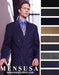 Men's Double Breasted Worsted Virgin Wool Suit