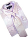 Fashion Cheap Priced Sale Satin Lavender Dress Shirt Combinations Set Tie Hanky Set Men'S Dress Shirt