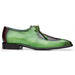 Belvedere Etore Men's Ostrich Leg & Italian Calfskin Dress Shoes – Emerald Green & Wine