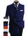 Men's Fashion Double Breasted Blazers Sport coat Velvet fabric - Slim Fitted