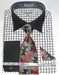 Mens Fashion Dress Shirts And Ties Black Colorful Men'S Dress Shirt