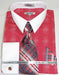Mens Fashion Dress Shirts And Ties Coral Red Colorful Men'S Dress Shirt