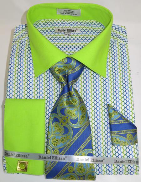 Mens Fashion Dress Shirts And Ties Green Lime Multi Colorful Men'S Dress Shirt Mens Fashion Dress Shirts And Ties Green Lime Multi Colorful Men'S Dress Shirt