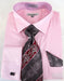 Mens Fashion Dress Shirts And Ties Pink Colorful Men'S Dress Shirt