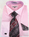 Mens Fashion Dress Shirts And Ties Pink Colorful Men'S Dress Shirt