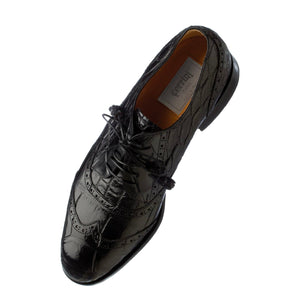 Men's Genuine Exotic Animal Skin Ferrini Hornback Crocodile Card Holder by Ferrini USA