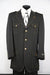 Men's Naval Style Zoot Black Flap Pocket