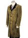 Men's 3pc suit vested Brown zoot suit