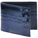 Men's Genuine Exotic Animal Skin Cartera Piel con caiman ~ World Best Alligator ~ Gator Skin Men's Wallet –Negro