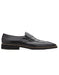 Men's Gavino Ostrich & Calfskin Stylish Dress Loafer Black