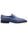 Men's Gavino Ostrich & Calfskin Stylish Dress Loafer Royal Blue